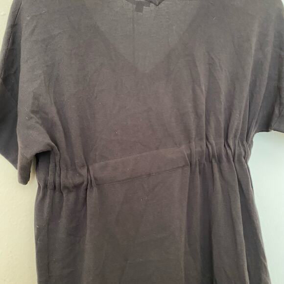 Theory Women's Annya Align Black Tie Waist Dress Size Small Minimalist - Picture 8 of 10